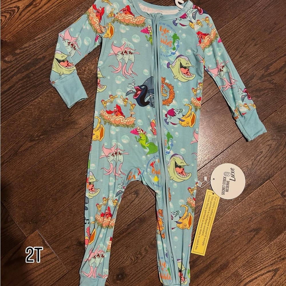 Luxe Kids under the sea Print One Piece - Blue